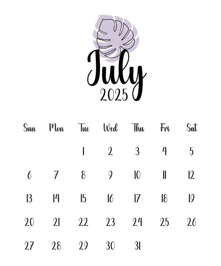Important Days in July 2025